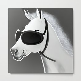 A Horse Metal Print | Beautiful, Wild, Nature, Equestrian, Painting, Pony, Cool, Adorable, Wildlife, Animal 