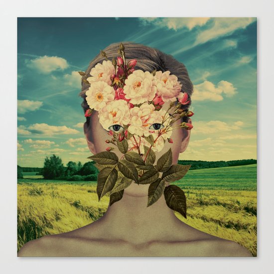 A Flower Girl 2 Canvas Print