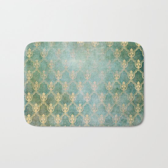 Damask Vintage Pattern 02 Bath Mat