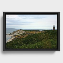 Aquinah Cliffs Framed Canvas