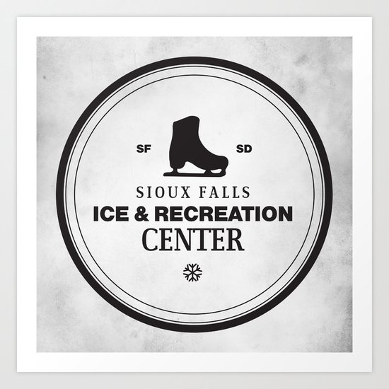 Sioux Falls Ice & Recreation Center Art Print