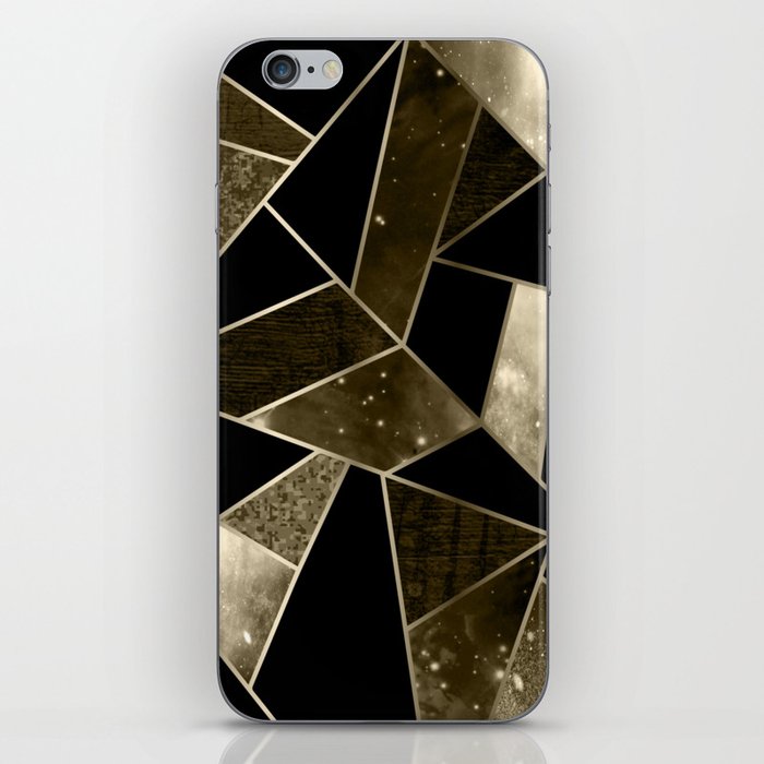 Brown Abstract Tile Pattern iPhone Skin