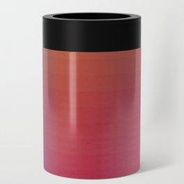 Whispered Circles Red, Magenta, Orange, Yellow Ombre Can Cooler