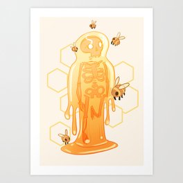 Reanimated Honey Ghost Art Print