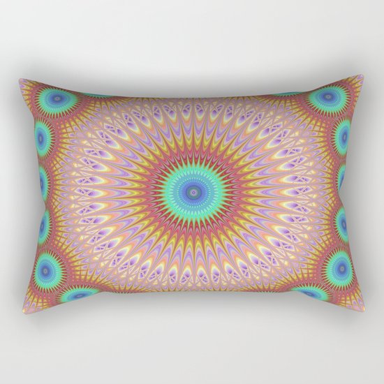 Stingy mandala Rectangular Pillow
