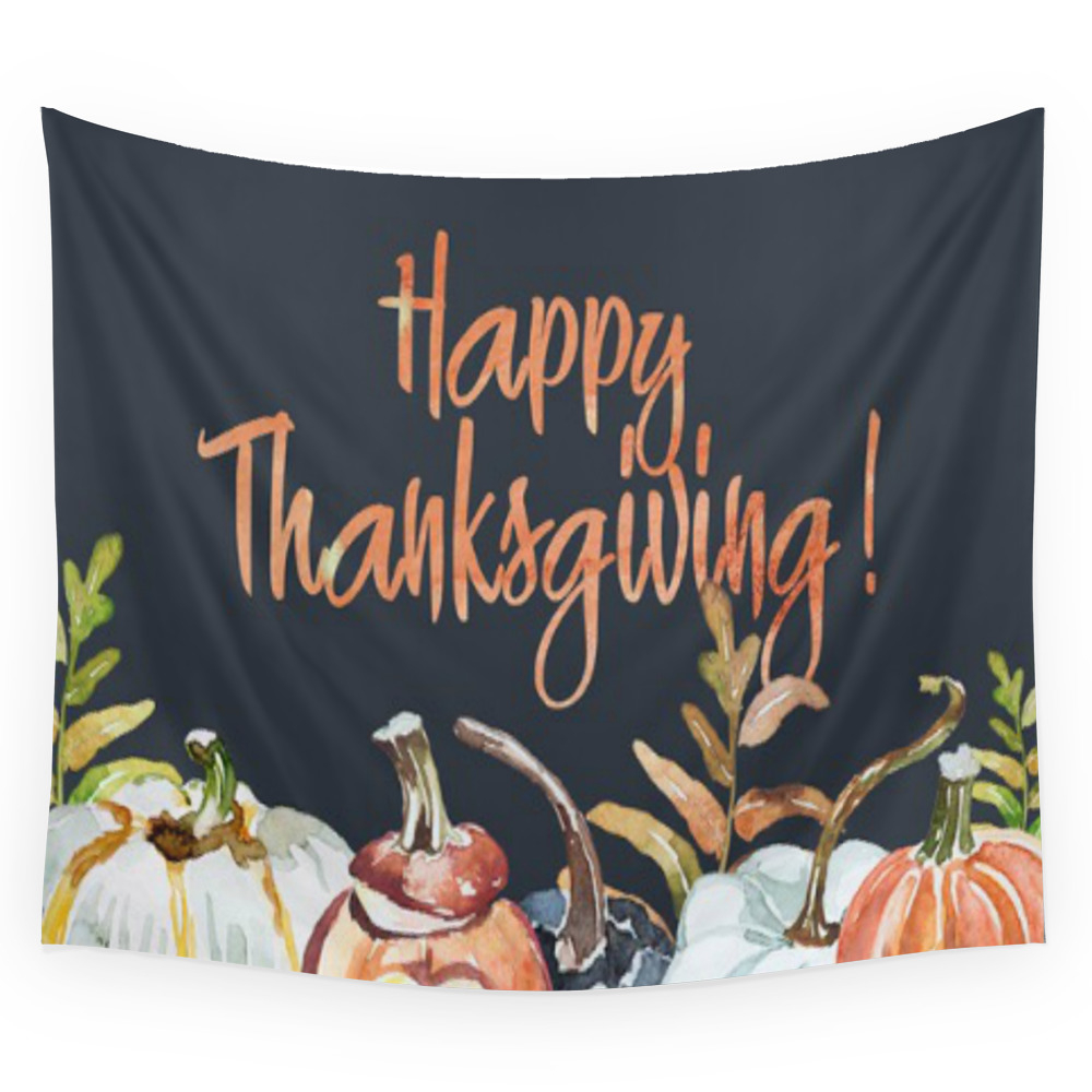 Thanksgiving Wall Tapestry by thestylinghouse