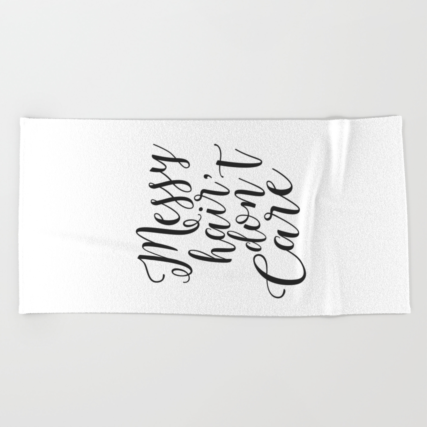 Funny Messy Hair Don T Care Quote Funny Wall Art Printable