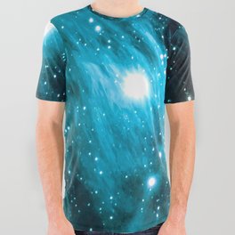 Blue Eyes in Space All Over Graphic Tee