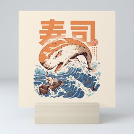 Moby Sushi Mini Art Print