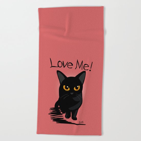 LOVE ME Beach Towel