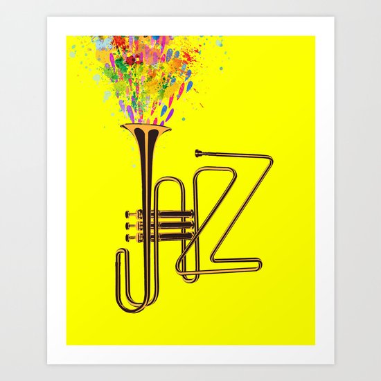 Creative Jazz Art Print