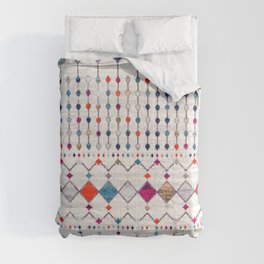 -A14- Lovely Colored Traditional Moroccan Texture Comforter