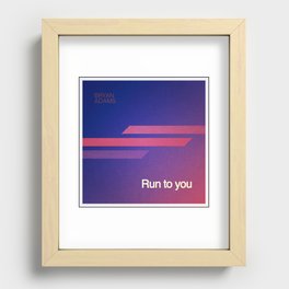 Run to you Recessed Framed Print