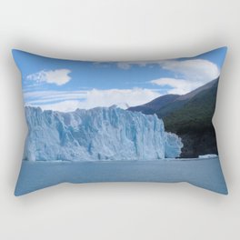 Argentina Photography - Perito Moreno Glacier By The Big Mountains Rectangular Pillow