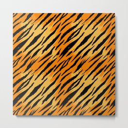 Tiger skin Metal Print