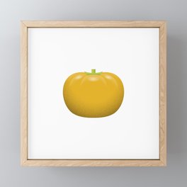 Absolute Yellow Tomato Illustration Framed Mini Art Print