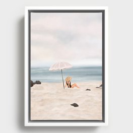 Beach Morning II Framed Canvas