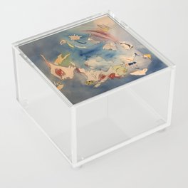 bluish Acrylic Box