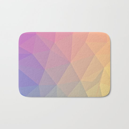 Abstract Polygons Bath Mat