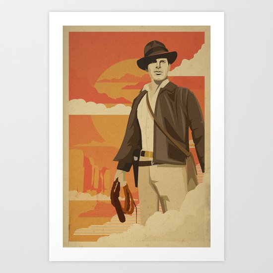 The Archeologist Art Print