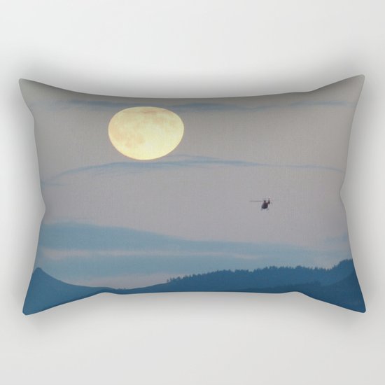 full moon Rectangular Pillow