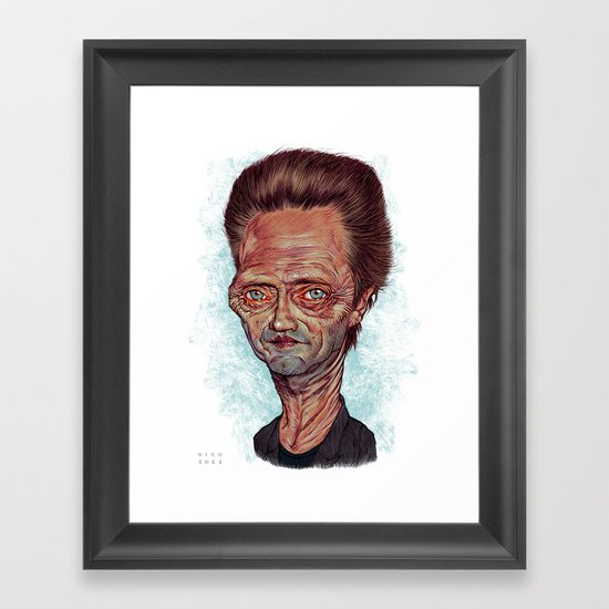 Christopher Walken Framed Art Print