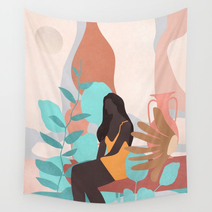 Summer day art print society6 Wall Tapestry by TheaDesign Society6