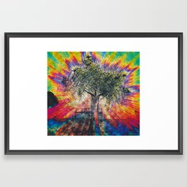 Wishing I Was a Tree Framed Art Print