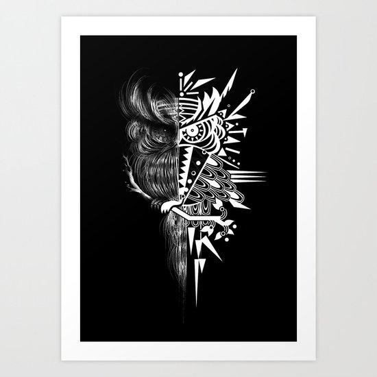OWLGRAFIK Art Print