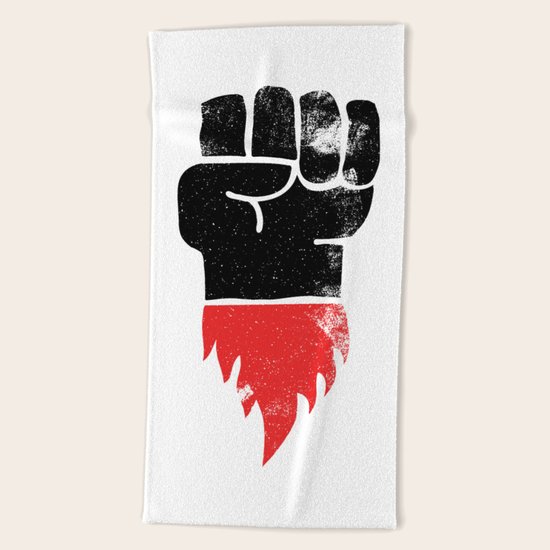 Resist Fist Beach Towel