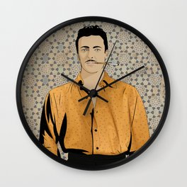 Rushdi Abaza Wall Clock