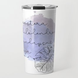Monstera, Philodendron, Scindapsus & Hoya (Lavender) Travel Mug