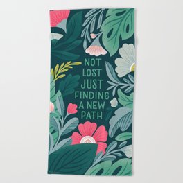 Not Lost by Gia Graham Beach Towel
