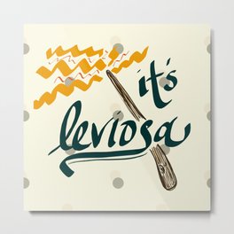 It's Leviosa Magic Wand Design Metal Print | Print, Palms, Artprint, Fire, Freedom, Feminist, Walltapestry, Cheer, Spell, Roses 