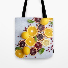 Citrus Orange Slices Tote Bag
