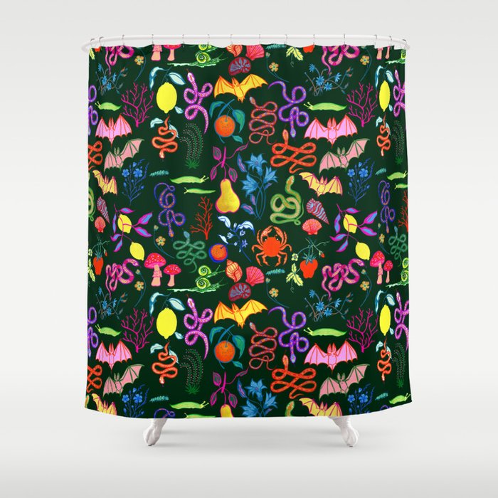 Creepers Shower Curtain