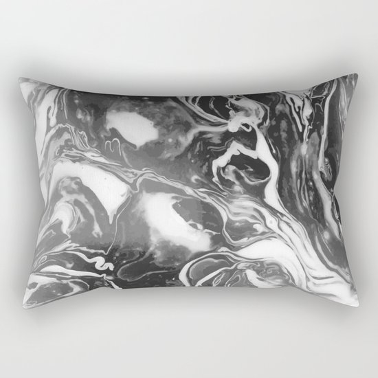 Melt - Asphalt Rectangular Pillow