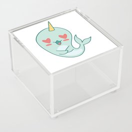 Narwhal Cute Whale Ocean Unicorn Kawaii Narwhals Acrylic Box