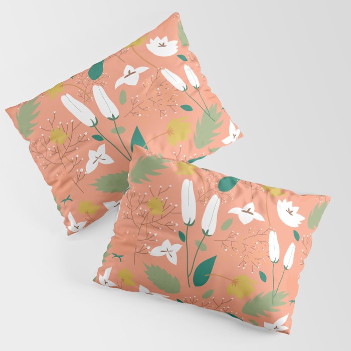 Spring Flowers Pillow Sham