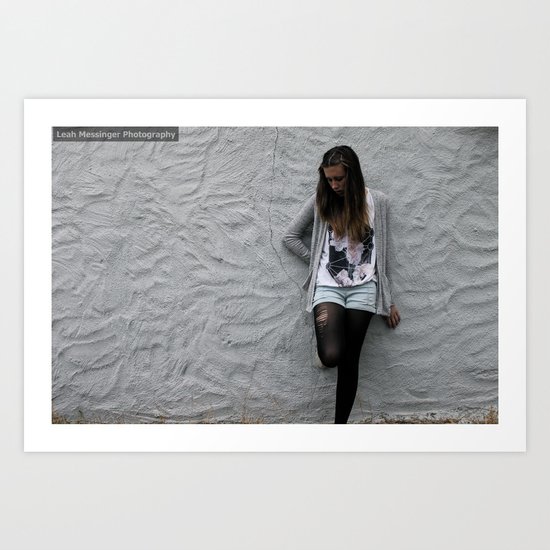 Artsy Grey Wall Art Print
