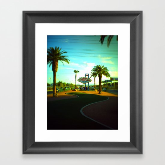 The Long & Winding Framed Art Print