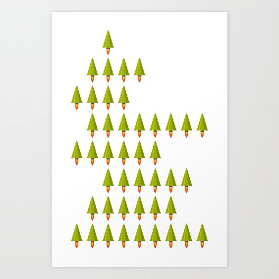 X-Mass Rockerts Art Print