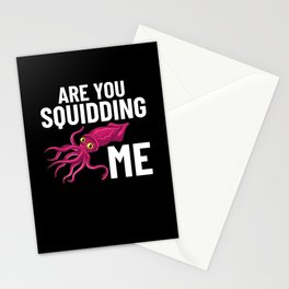 Squid Fish Octopus Kraken Marine Biology Stationery Card