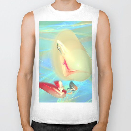 Leben - explore the life (A7 B0202) Biker Tank
