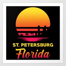 St. Petersburg Flordia Art Print