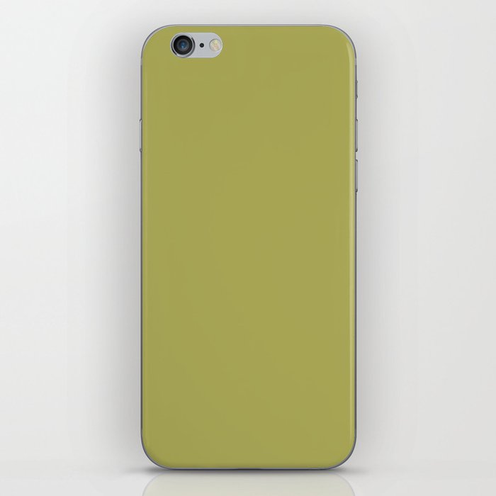 Monochrome green 170-170-85 iPhone Skin