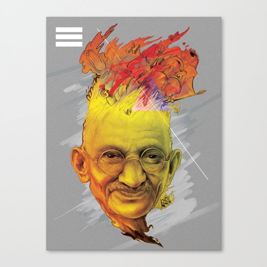 Mahatma Canvas Print