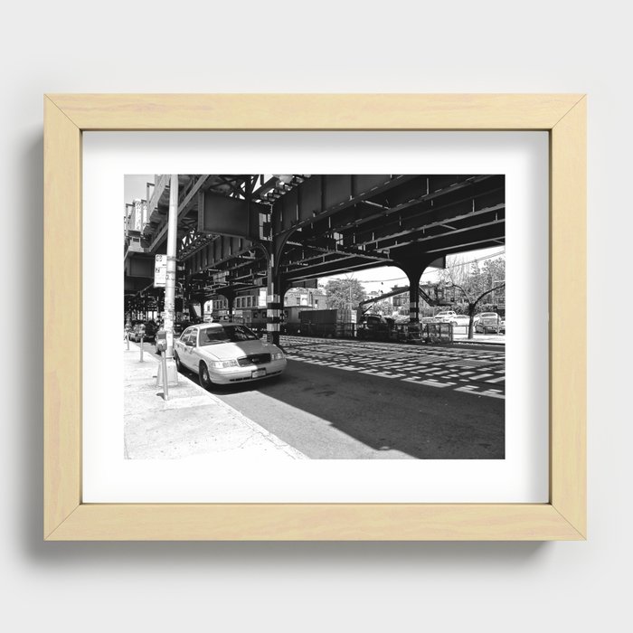 'Tracks' Queens, New York Recessed Framed Print