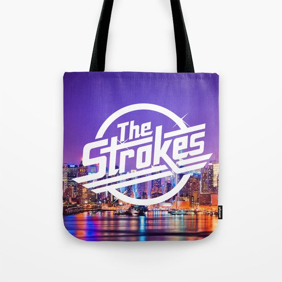 The Strokes Logo New York Night Tote Bag