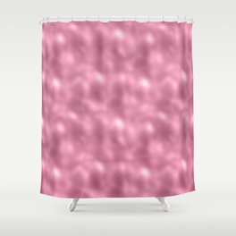 Glam Pink Metallic Texture Shower Curtain